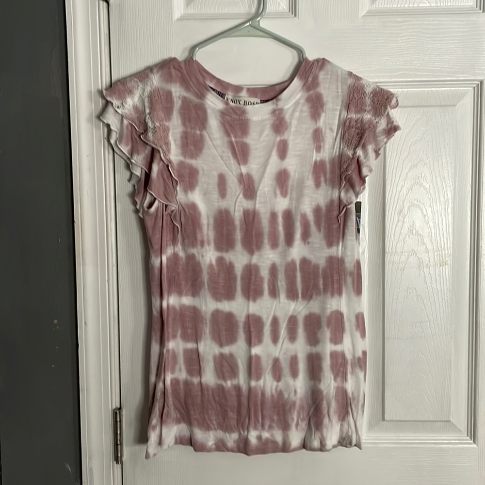 Pink & White Tye Dye Blosuse